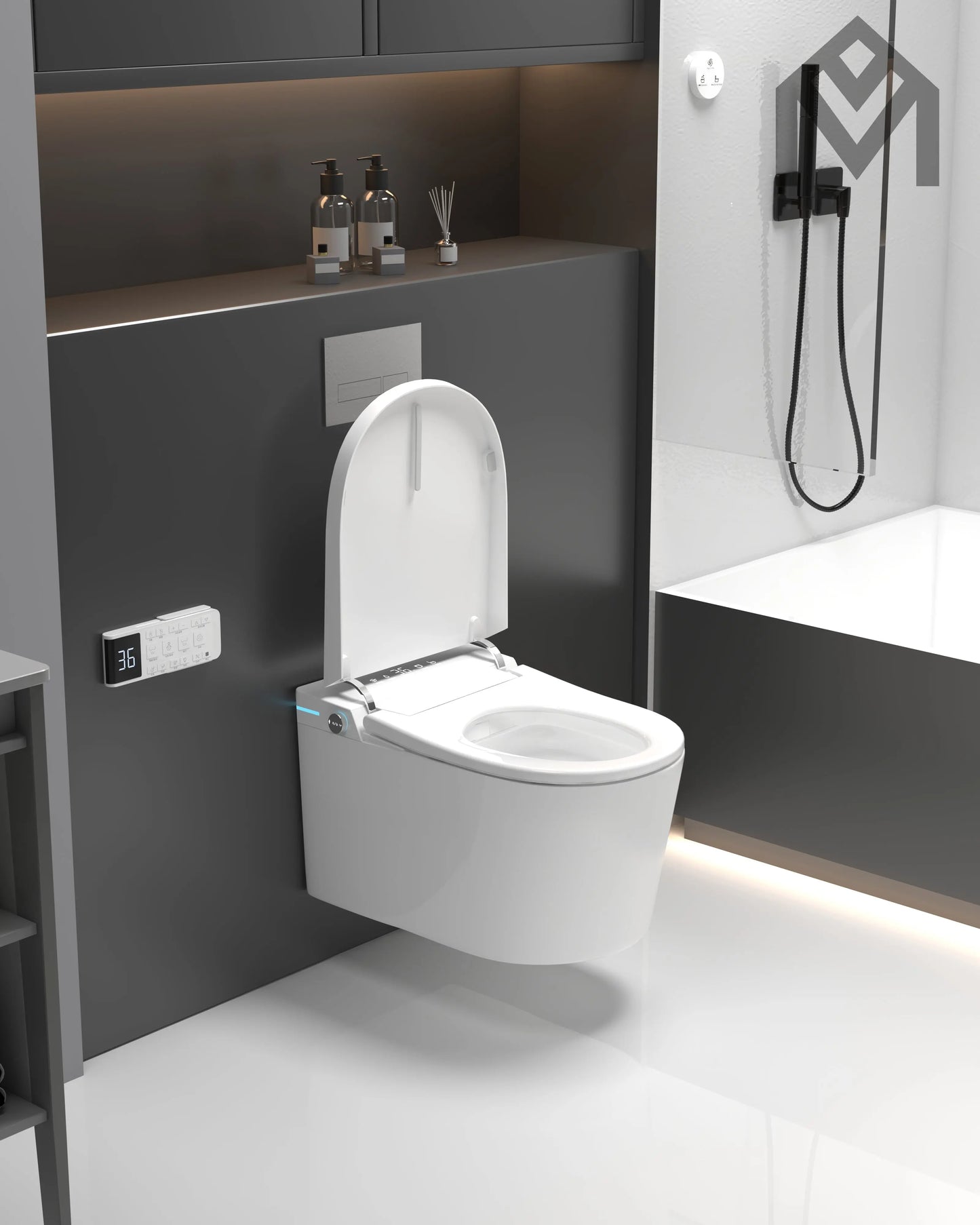 Wall Hung Smart Toilet Allmivida