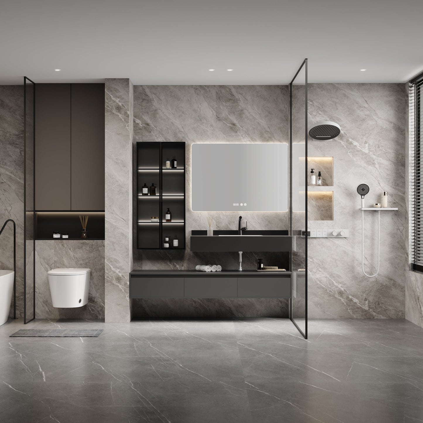 Bathroom Cabinet Size 160 Allmivida
