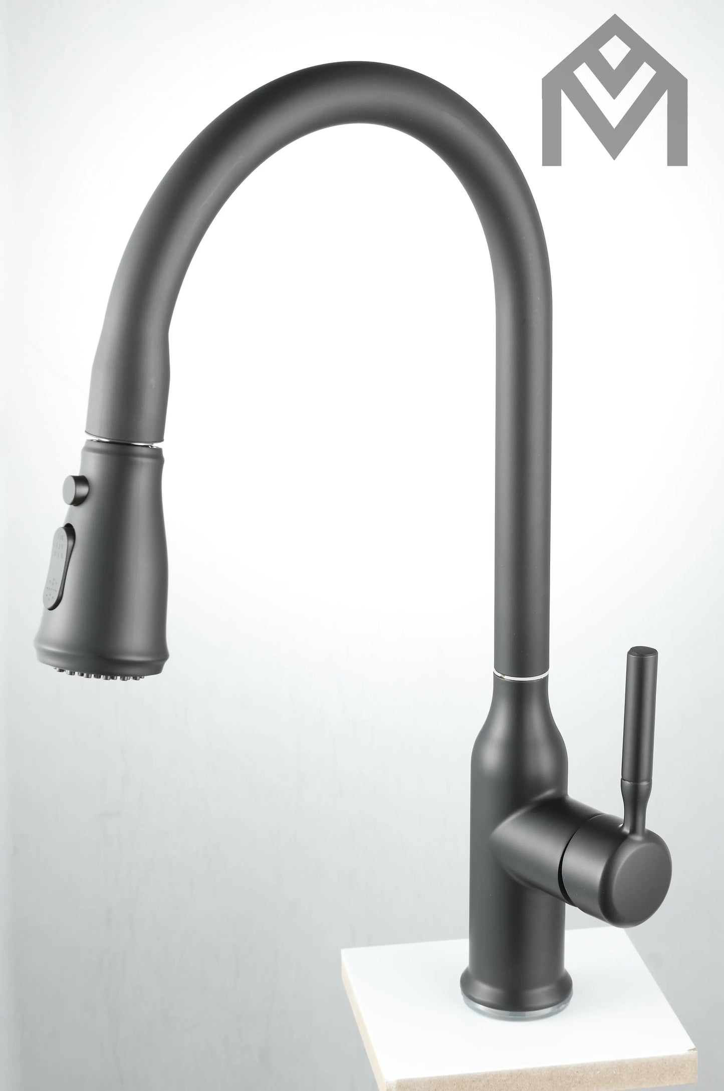 Matte Black Kitchen Faucet Allmivida