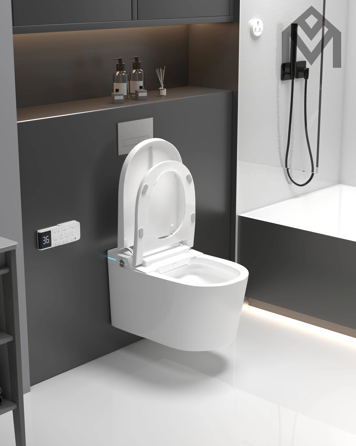 Wall Hung Smart Toilet Allmivida